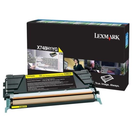 Lexmark X748 Toner Geel