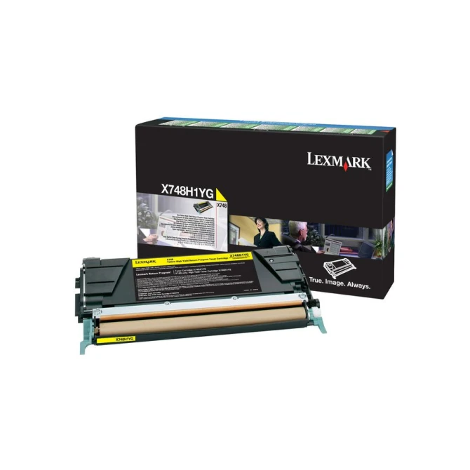 Lexmark X748 Toner Geel