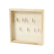 Creotime Lijst 3D 23x23cm diepte 35mm met waslijnen