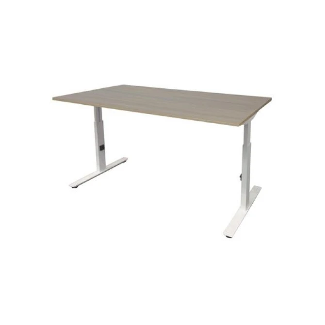 Linesto Plus Verstelbaar Bureau 140 x 80 cm Robson Wit
