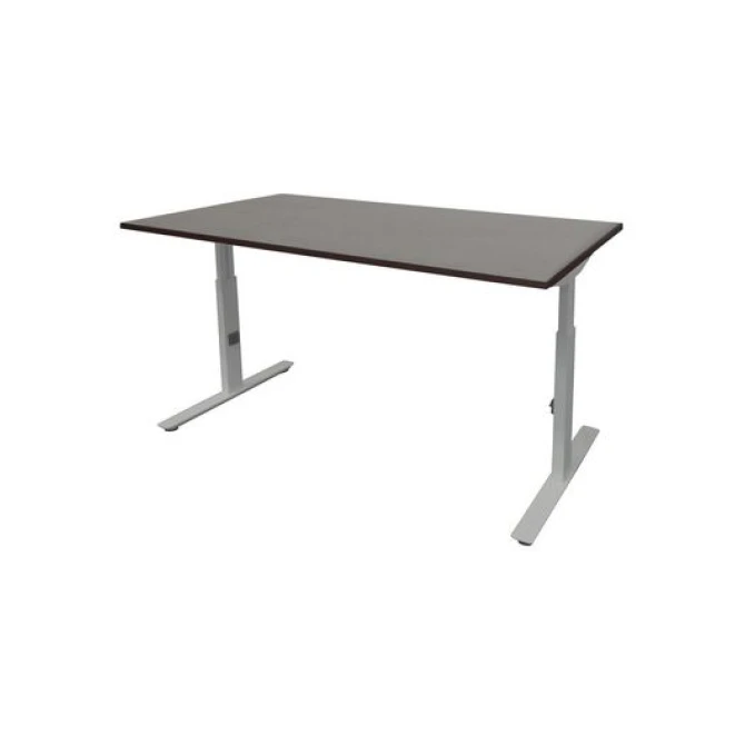 Linesto Plus Verstelbaar Bureau 160 x 80 cm Logan Aluminium
