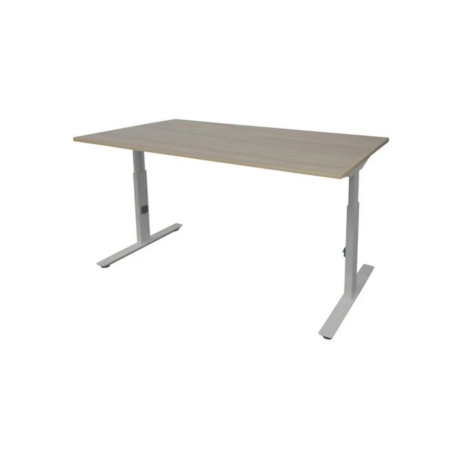 Linesto Plus Verstelbaar Bureau 160 x 80 cm Robson Aluminium