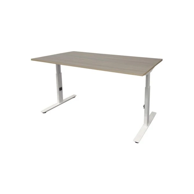 Linesto Plus Verstelbaar Bureau 180 x 80 cm Robson Wit