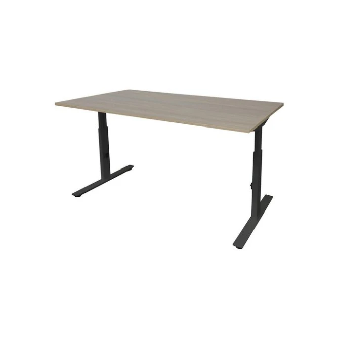 Linesto Plus Verstelbaar Bureau 180 x 80 cm Robson Zwart