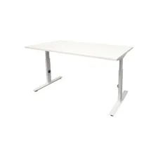 Linesto Plus Verstelbaar Bureau 180 x 80 cm Wit Wit Linesto Plus Verstelbaar Bureau 180 x 80 cm Wit Wit