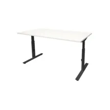 Linesto Plus Verstelbaar Bureau 180 x 80 cm Wit Zwart Linesto Plus Verstelbaar Bureau 180 x 80 cm Wit Zwart