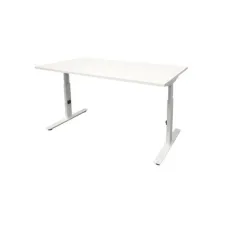 Linesto Plus Verstelbaar Bureau 200 x 80 cm Wit Wit Linesto Plus Verstelbaar Bureau 200 x 80 cm Wit Wit