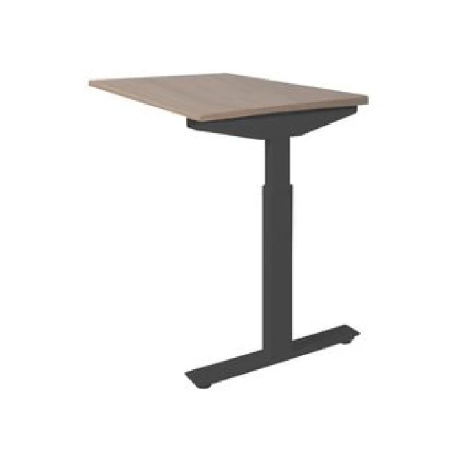 Linesto Plus Verstelbare Aanbouwtafel 120 x 60 cm Licht Kersen Zwart Linesto Plus Verstelbare Aanbouwtafel 120 x 60 cm Licht Kersen Zwart