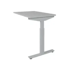 Linesto Plus Verstelbare Aanbouwtafel 120 x 60 cm Lichtgrijs Aluminium Linesto Plus Verstelbare Aanbouwtafel 120 x 60 cm Lichtgrijs Aluminium