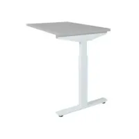 Linesto Plus Verstelbare Aanbouwtafel 120 x 60 cm Lichtgrijs Wit Linesto Plus Verstelbare Aanbouwtafel 120 x 60 cm Lichtgrijs Wit
