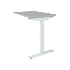 Linesto Plus Verstelbare Aanbouwtafel 120 x 60 cm Lichtgrijs Wit Linesto Plus Verstelbare Aanbouwtafel 120 x 60 cm Lichtgrijs Wit
