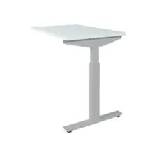 Linesto Plus Verstelbare Aanbouwtafel 120 x 60 cm Wit Aluminium Linesto Plus Verstelbare Aanbouwtafel 120 x 60 cm Wit Aluminium