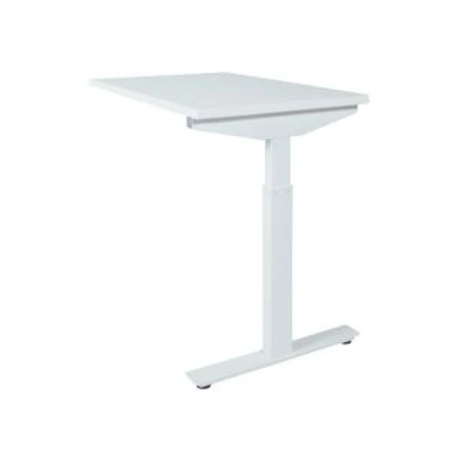 Linesto Plus Verstelbare Aanbouwtafel 120 x 60 cm Wit Wit Linesto Plus Verstelbare Aanbouwtafel 120 x 60 cm Wit Wit