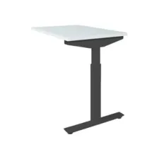 Linesto Plus Verstelbare Aanbouwtafel 120 x 60 cm Wit Zwart Linesto Plus Verstelbare Aanbouwtafel 120 x 60 cm Wit Zwart