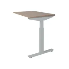 Linesto Plus Verstelbare Aanbouwtafel 80 x 60 cm Licht Kersen Aluminium Linesto Plus Verstelbare Aanbouwtafel 80 x 60 cm Licht Kersen Aluminium