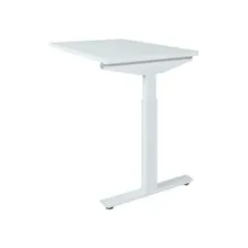 Linesto Plus Verstelbare Aanbouwtafel 80 x 60 cm Wit Wit
