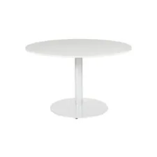 Linesto Ronde Vergadertafel 120 cm Grijs Wit