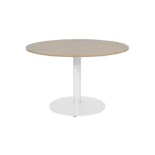 Linesto Ronde Vergadertafel 120 cm Havana Wit