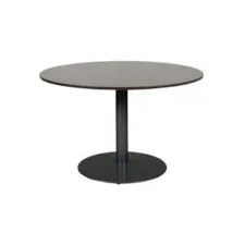 Linesto Ronde Vergadertafel 120 cm Logan Zwart