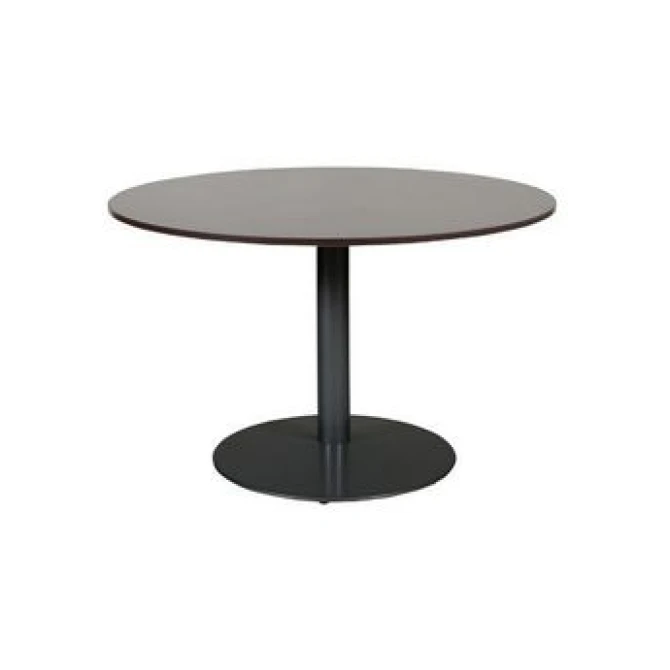 Linesto Ronde Vergadertafel 120 cm Logan Zwart