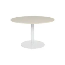 Linesto Ronde Vergadertafel 120 cm Robson Wit