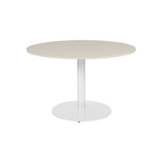 Linesto Ronde Vergadertafel 120 cm Robson Wit