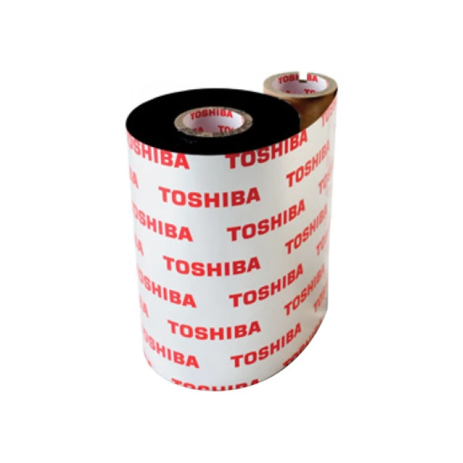 Toshiba Toshiba AW6F / BSA40110 wax ribbon zwart (origineel) Toshiba Toshiba AW6F / BSA40110 wax ribbon zwart (origineel)