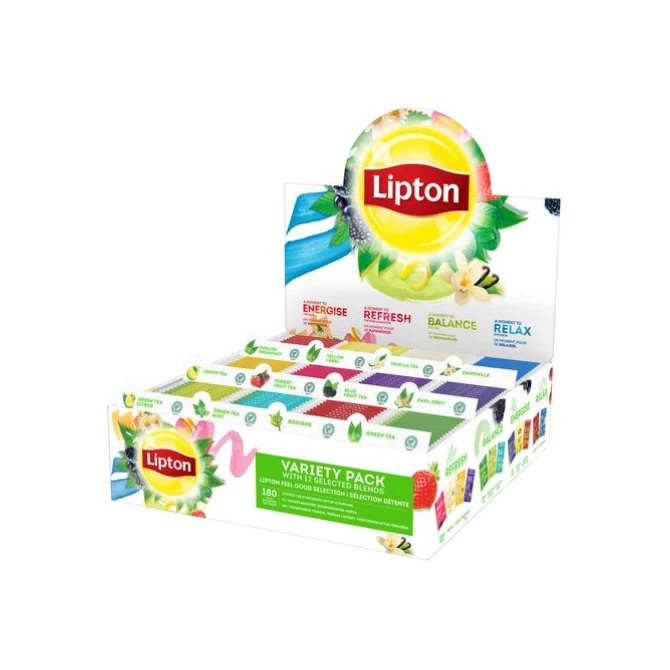 LIPTON Feel Good Selection Thee Assortimentsdoos (pak 180 stuks) LIPTON Feel Good Selection Thee Assortimentsdoos (pak 180 stuks)
