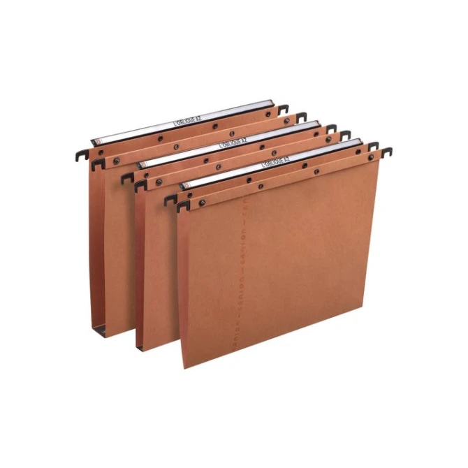 Loblique Hangmap AZO Ultimate® Verticaal folio 30 mm bodem oranje (doos 25 stuks)