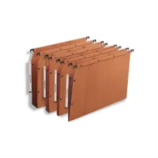 L'oblique Hangmap AZV Ultimate® Lateraal A4 50 mm bodem oranje (doos 25 stuks)