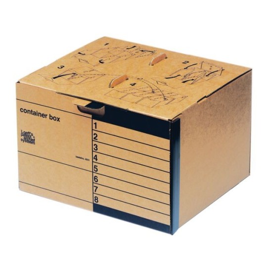 Loeffs Patent Archiefcontainer Karton 370 x 275 x 410 mm Karton (pak 15 stuks)