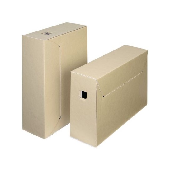 Loeffs Patent Citybox Archiefdoos Karton 260 x 115 x 390 mm Beige (pak 50 stuks)