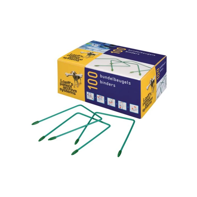Loeffs Patent Bundelbeugel 100 mm (pak 100 stuks) Loeffs Patent Bundelbeugel 100 mm (pak 100 stuks)