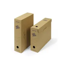 Loeff's Patent Quick Box Archiefdoos Karton 240 x 80 x 335 mm Bruin (pak 50 stuks)
