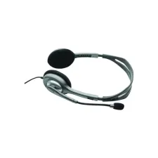 Logitech H110 On-Ear Stereo Headset 35 mm jack Zilvergrijs Logitech H110 On-Ear Stereo Headset 35 mm jack Zilvergrijs