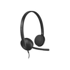 Logitech H340 On-Ear Stereo Headset. USB. Zwart