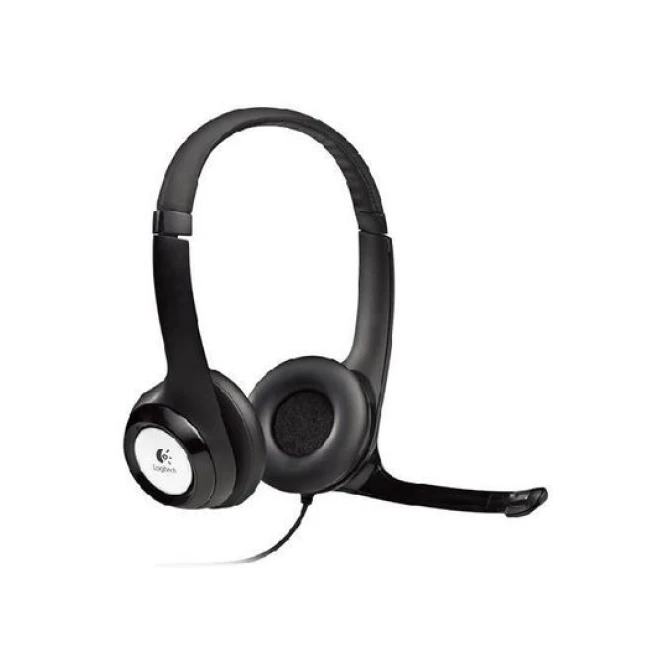 Logitech H390 On-Ear Stereo Headset USB Zwart
