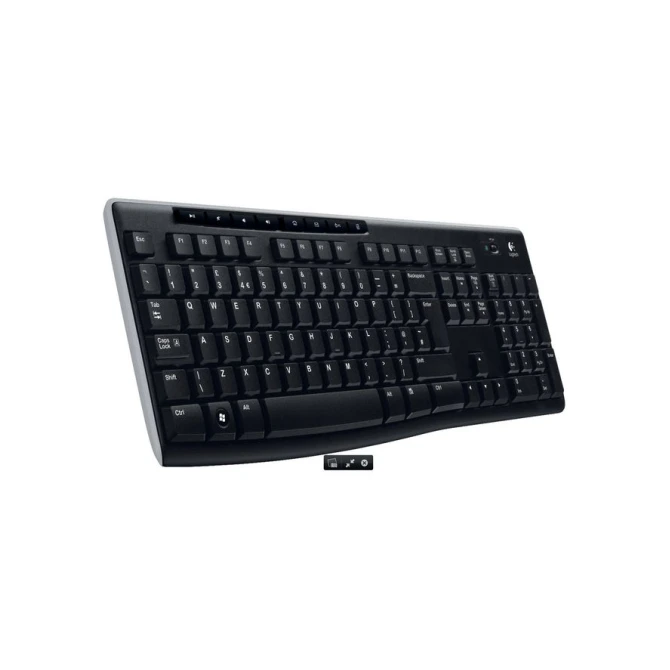 Logitech K270 Toetsenbord Draadloos 24 GHz QWERTY Zwart