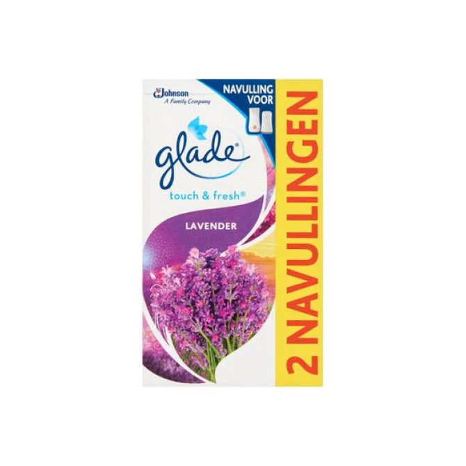 Luchtverfrisser Glade lavendel 10ml/pk2 Luchtverfrisser Glade lavendel 10ml/pk2