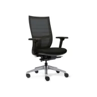 Bureaustoel Curve Deluxe zwart