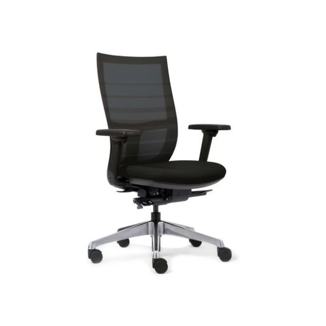 Bureaustoel Curve Deluxe zwart Bureaustoel Curve Deluxe zwart