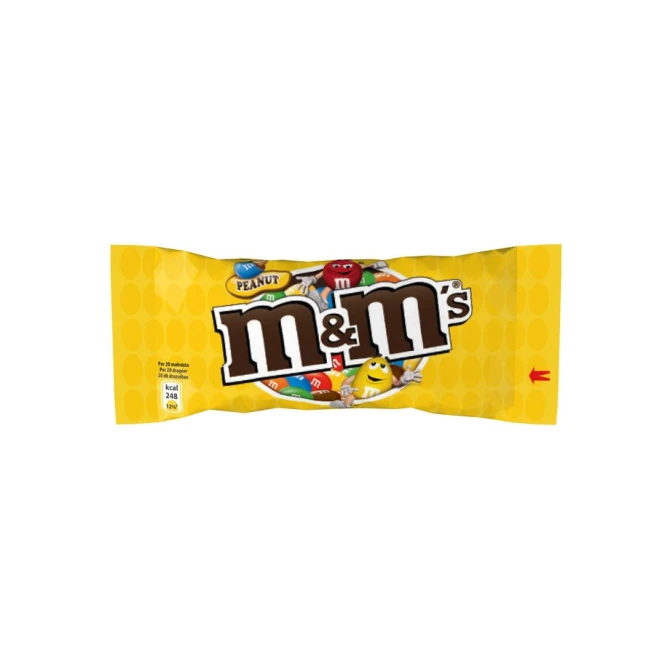 M&MS Pinda Kleinverpakking (pak 24 stuks) M&MS Pinda Kleinverpakking (pak 24 stuks)