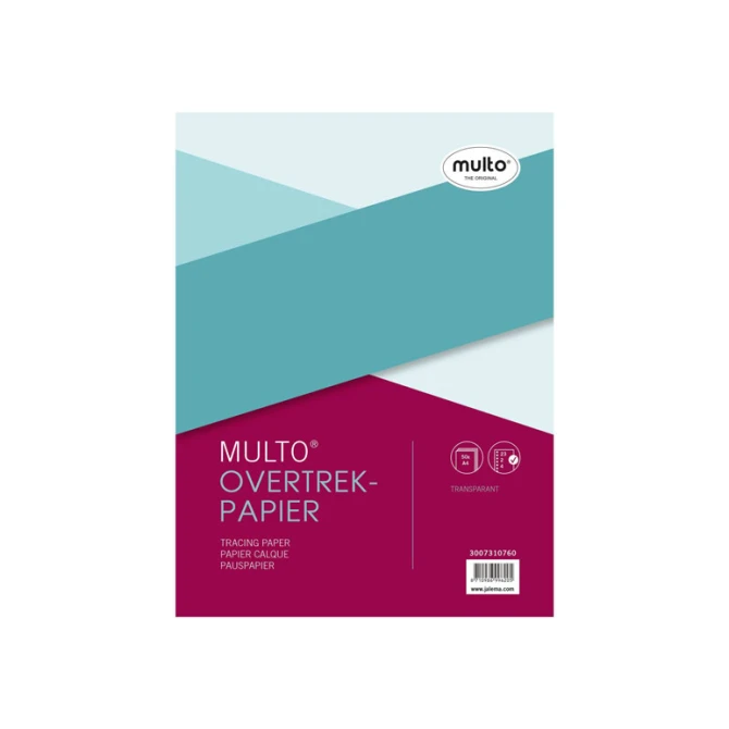 MULTO interieurpapier A4 23-rings transparant (pak 50 vel)