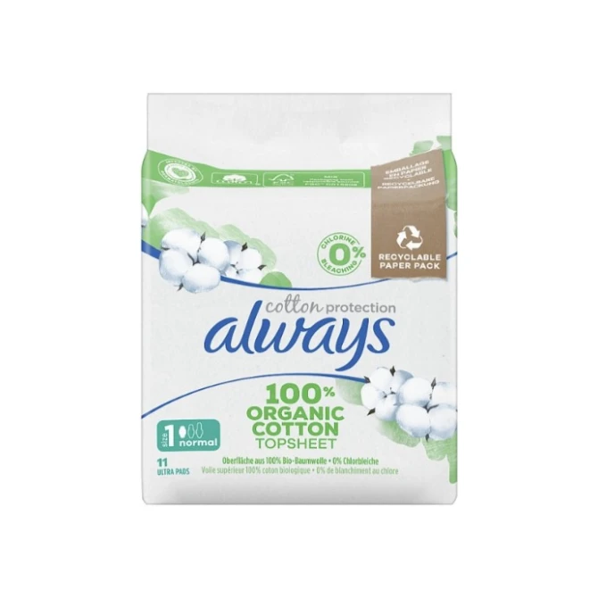 Maandverband Always normal cotton/pk11 Maandverband Always normal cotton/pk11