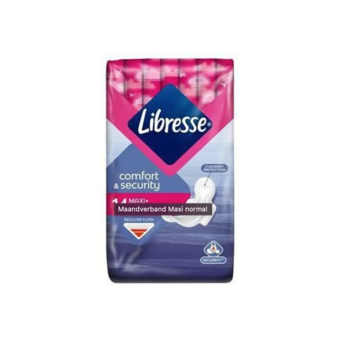 Maandverband Libresse Maxi normal/d10x14 Maandverband Libresse Maxi normal/d10x14