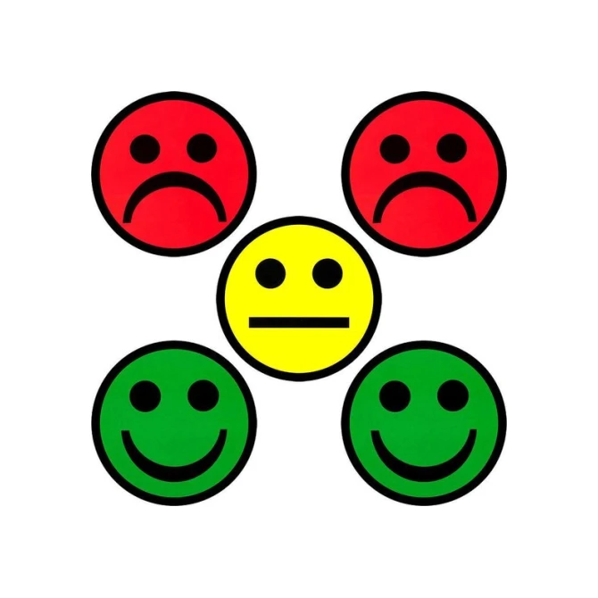 2DOBOARD Magneet 50mm smiley mix (pak 5 stuks)