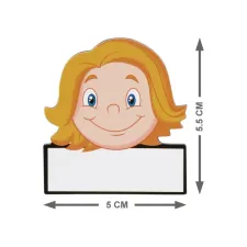 2DOBOARD Magneet 55x50mm vrouw herschrijfb. (pak 5 stuks) 2DOBOARD Magneet 55x50mm vrouw herschrijfb. (pak 5 stuks)