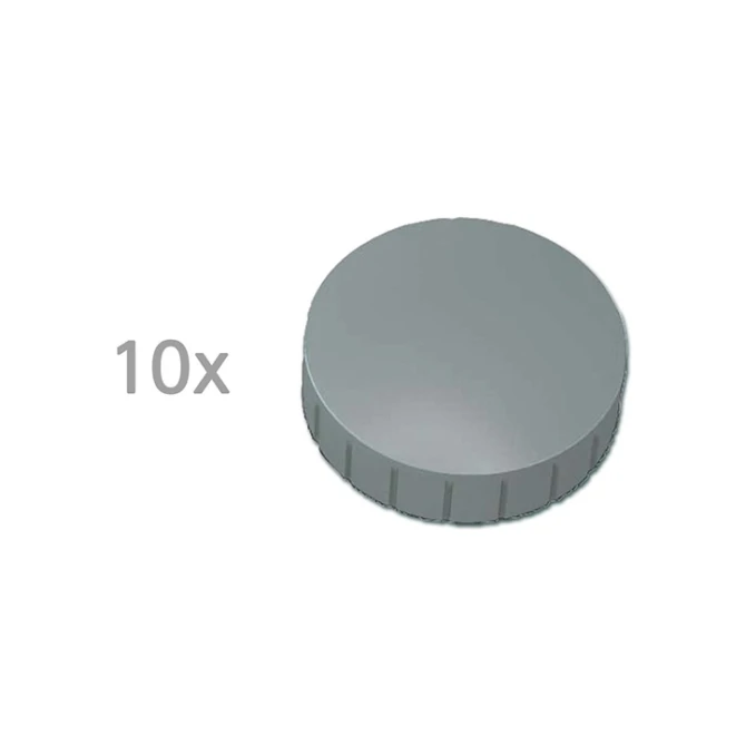 Magneet Maul solid 15mm grijs (10 stuks)