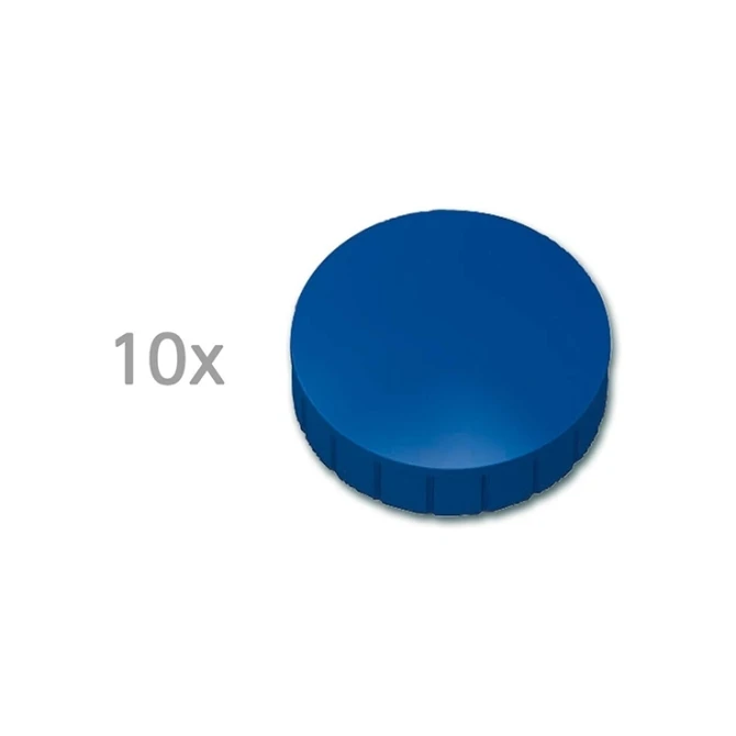 Magneet Maul solid 20mm blauw (10 stuks)