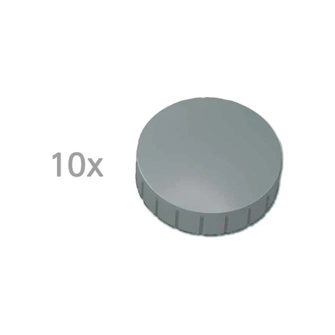 Magneet Maul solid 20mm grijs (10 stuks)